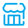 Blue Business Icon for Commercial Junk Removal Portland